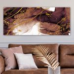 Casa si Gradina - Decoratiuni - Tablouri - Tablou canvas decorativ, Wallxpert, panza, multicolor, 50x120 cm, rama lemn, 451ERN1274 - Infinity.ro