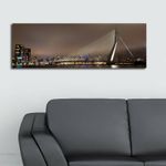 Casa si Gradina - Decoratiuni - Tablouri - Tablou canvas decorativ cu led, Wallxpert, piele de caprioara, multicolor, 30x90 cm, 239SHN3257 - Infinity.ro