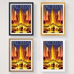 Carti si Birotica - Papetarie - Afise si stickere - Poster a3, Wallxpert, satin mat, multicolor, 29.7x42 cm, 714YCA1219 - Infinity.ro