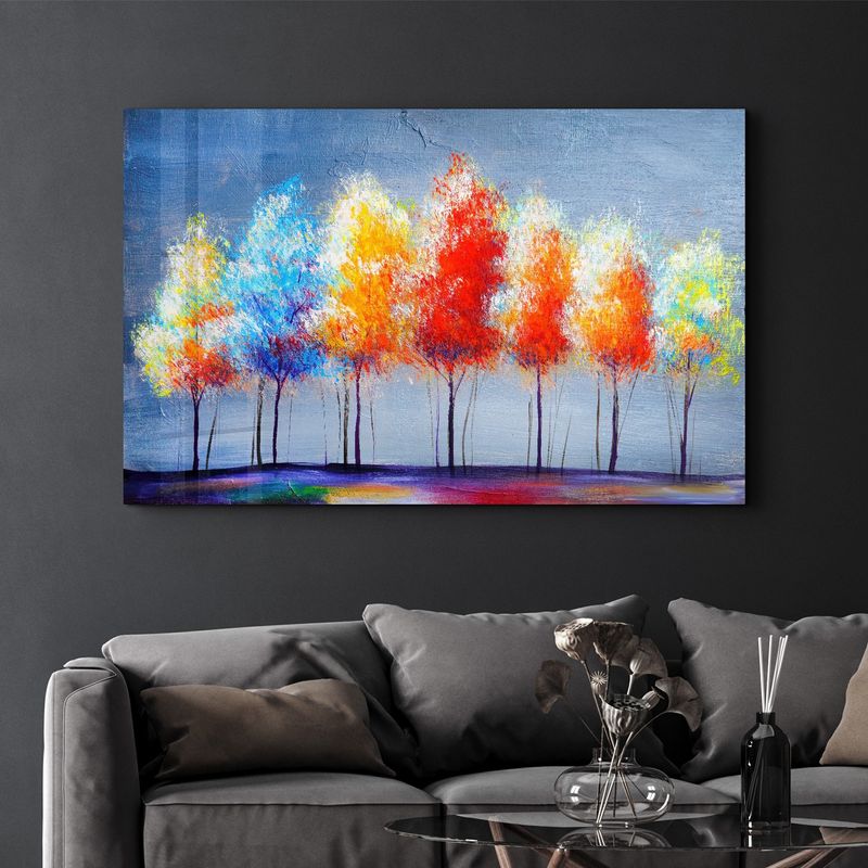 Casa si Gradina - Decoratiuni - Tablouri - Tablou decorativ, Wallxpert, sticla temperata, multicolor, 70x110 cm, 672BRS2348 - Infinity.ro