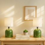 Casa si Gradina - Corpuri si surse de iluminat - Veioze si lampi - Veioze - Set veioze, Opviq, metal, crem, 15x15x31 cm, 780SGN4746 - Infinity.ro