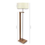Casa si Gradina - Corpuri si surse de iluminat - Veioze si lampi - Lampadare - Lampadar, Opviq, mdf, crem, 150 cm, 780SGN4466 - Infinity.ro