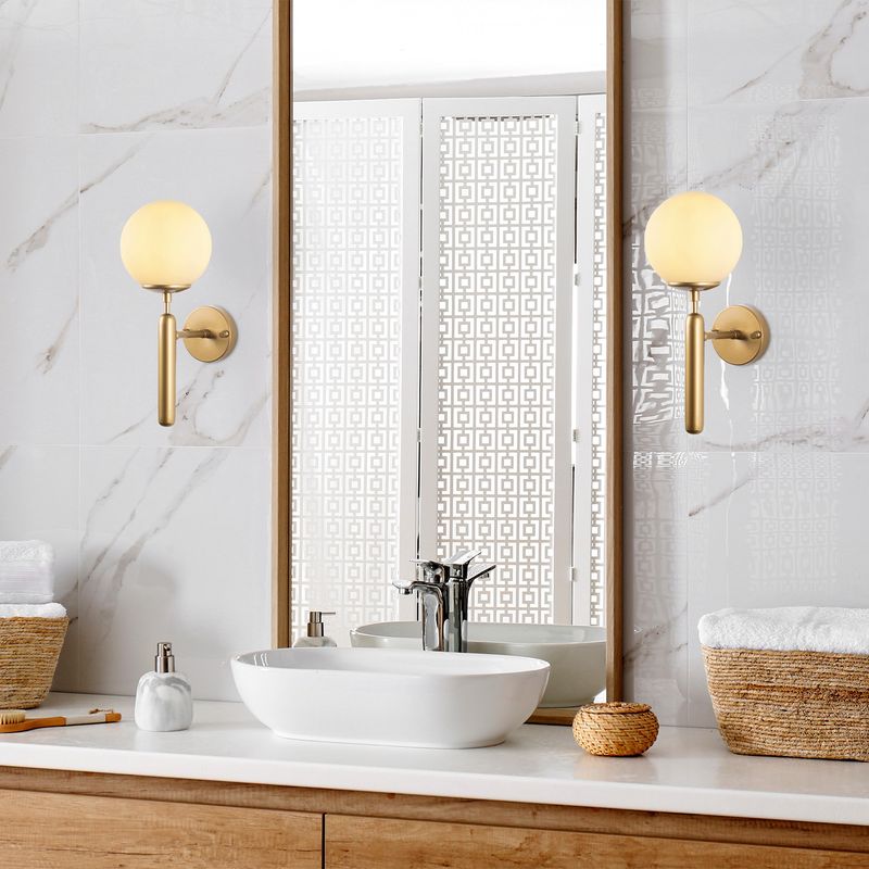 Casa si Gradina - Corpuri si surse de iluminat - Plafoniere, aplice si spoturi - Aplica de perete, Opviq, metal, auriu, 15x20x40 cm, 942FLG1313 - Infinity.ro