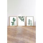 Casa si Gradina - Decoratiuni - Tablouri - Tablou decorativ inramat, Wallxpert, mdf si lemn masiv, multicolor, 30x40 cm, set 3 piese, 693BSE1451 - Infinity.ro
