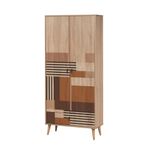 Casa si Gradina - Mobilier - Dulapuri si sifoniere - Sifoniere - Sifonier, Hanah Home, pal melaminat, multicolor, 80x45x190 cm, 863SPH4249 - Infinity.ro