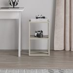 Casa si Gradina - Mobilier - Comode si corpuri - Noptiere - Noptiera, Hanah Home, pal melaminat, travertin, 30x30x55 cm, 776HMS3442 - Infinity.ro