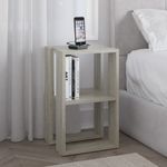 Casa si Gradina - Mobilier - Comode si corpuri - Noptiere - Noptiera, Hanah Home, pal melaminat, travertin, 30x30x55 cm, 776HMS3442 - Infinity.ro