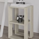 Casa si Gradina - Mobilier - Comode si corpuri - Noptiere - Noptiera, Hanah Home, pal melaminat, travertin, 30x30x55 cm, 776HMS3442 - Infinity.ro