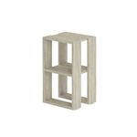 Casa si Gradina - Mobilier - Comode si corpuri - Noptiere - Noptiera, Hanah Home, pal melaminat, travertin, 30x30x55 cm, 776HMS3442 - Infinity.ro