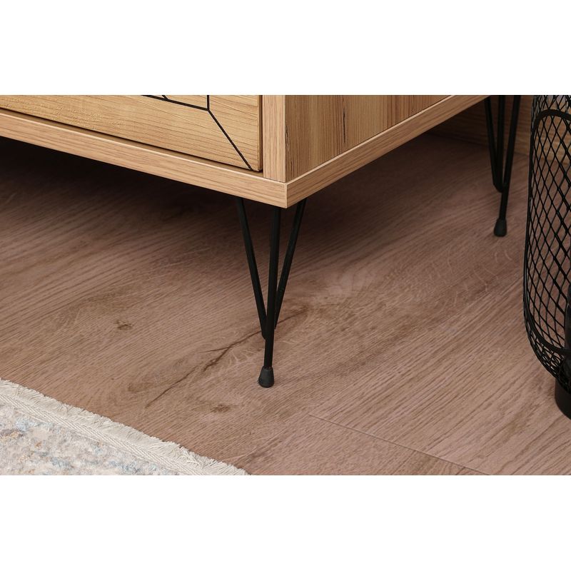 Casa si Gradina - Mobilier - Comode si corpuri - Noptiere - Noptiera, Hanah Home, pal melaminat, pin, 50x40x55 cm, 854KLN3311 - Infinity.ro
