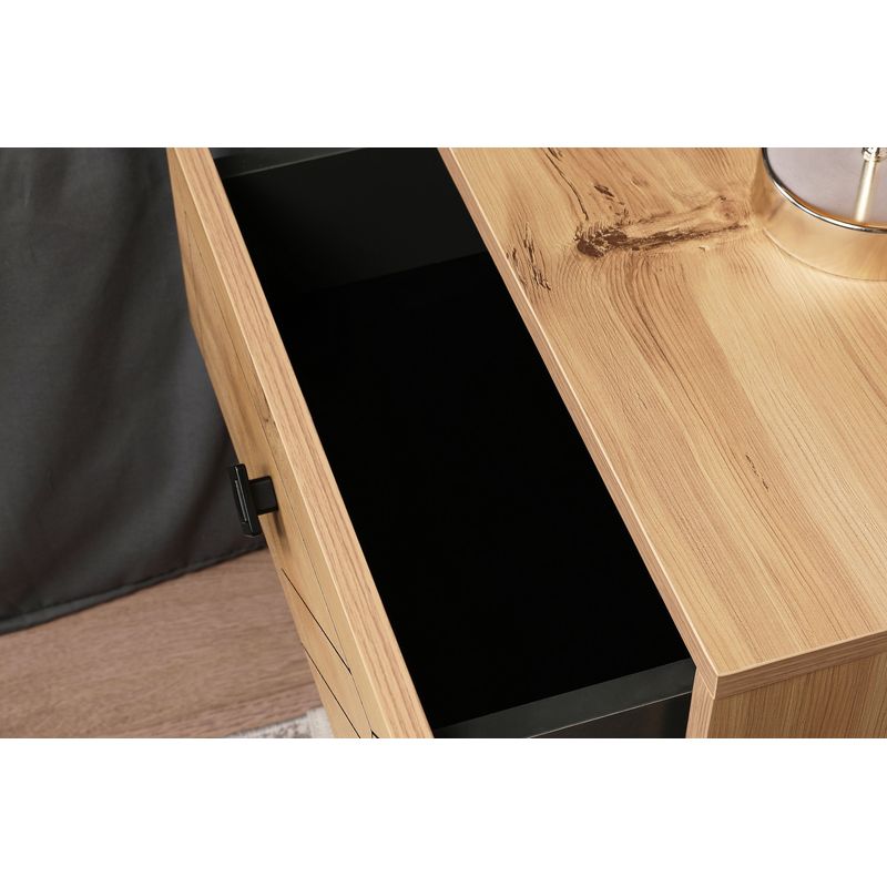 Casa si Gradina - Mobilier - Comode si corpuri - Noptiere - Noptiera, Hanah Home, pal melaminat, pin, 50x40x55 cm, 854KLN3311 - Infinity.ro