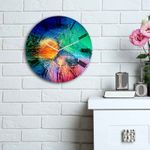 Casa si Gradina - Decoratiuni - Ceasuri - Ceas decorativ, Wallxpert, mdf, multicolor, 30 cm, 238HMA6128 - Infinity.ro