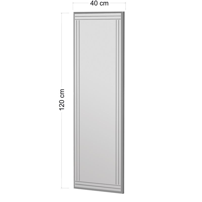 Casa si Gradina - Decoratiuni - Oglinzi - Oglinda, Hanah Home, mdf, alb, 40x120x2.2 cm, 116SAM1120 - Infinity.ro