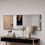 Casa si Gradina - Decoratiuni - Oglinzi - Oglinda, Hanah Home, mdf, alb, 40x120x2.2 cm, 116SAM1120 - Infinity.ro