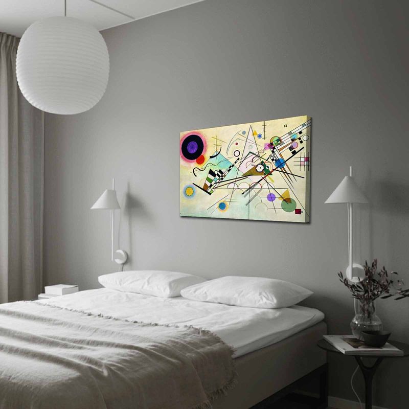 Casa si Gradina - Decoratiuni - Tablouri - Tablou canvas decorativ, Wallxpert, multicolor, panza piele de caprioara, 70x100 cm, rama lemn, 249CVT1542 - Infinity.ro
