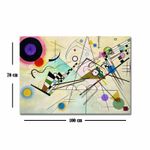 Casa si Gradina - Decoratiuni - Tablouri - Tablou canvas decorativ, Wallxpert, multicolor, panza piele de caprioara, 70x100 cm, rama lemn, 249CVT1542 - Infinity.ro