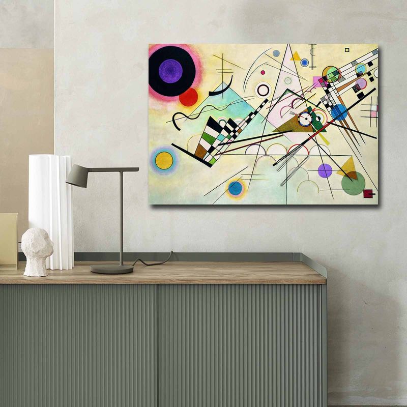 Casa si Gradina - Decoratiuni - Tablouri - Tablou canvas decorativ, Wallxpert, multicolor, panza piele de caprioara, 70x100 cm, rama lemn, 249CVT1542 - Infinity.ro