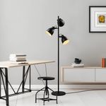 Casa si Gradina - Corpuri si surse de iluminat - Veioze si lampi - Lampadare - Lampadar, Opviq, metal, negru, 37x37x162 cm, 521SHN2256 - Infinity.ro