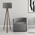 Casa si Gradina - Corpuri si surse de iluminat - Veioze si lampi - Lampadare - Lampadar, Opviq, mdf, gri, 140 cm, 780SGN3475 - Infinity.ro