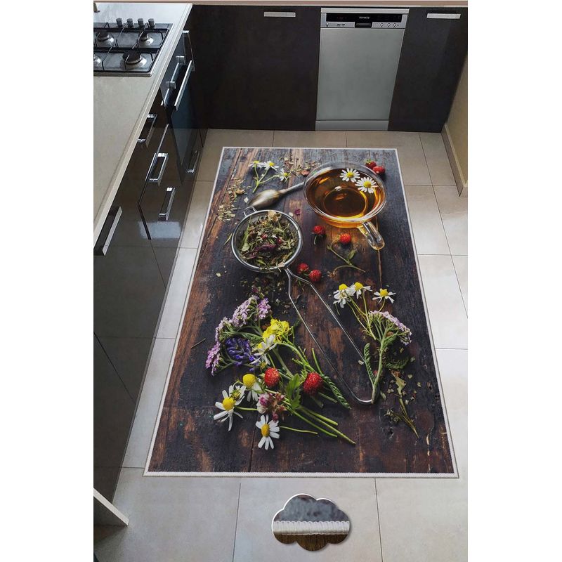 Casa si Gradina - Textile si covoare - Covoare - Covorase intrare - Covoras de intrare, Conceptum Hypnose, multicolor, 80x200 cm, 100% poliester, antiderapant, 476HFT1433 - Infinity.ro