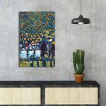Casa si Gradina - Decoratiuni - Tablouri - Tablou canvas decorativ, Wallxpert, panza suede, multicolor, 45x70 cm, rama lemn, 249CVT1456 - Infinity.ro
