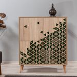 Casa si Gradina - Mobilier - Dulapuri si sifoniere - Dulapuri - Dulap multifunctional, Hanah Home, pal melaminat, stejar sonoma, 95x36x111 cm, 863SPH3944 - Infinity.ro
