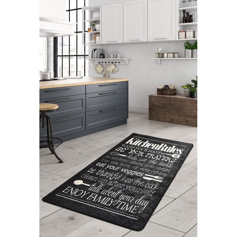 Casa si Gradina - Textile si covoare - Covoare - Covorase intrare - Covoras de intrare, Conceptum Hypnose, multicolor, 80x150 cm, 100% poliester, antiderapant, lavabil la masina, 882CHL1501 - Infinity.ro