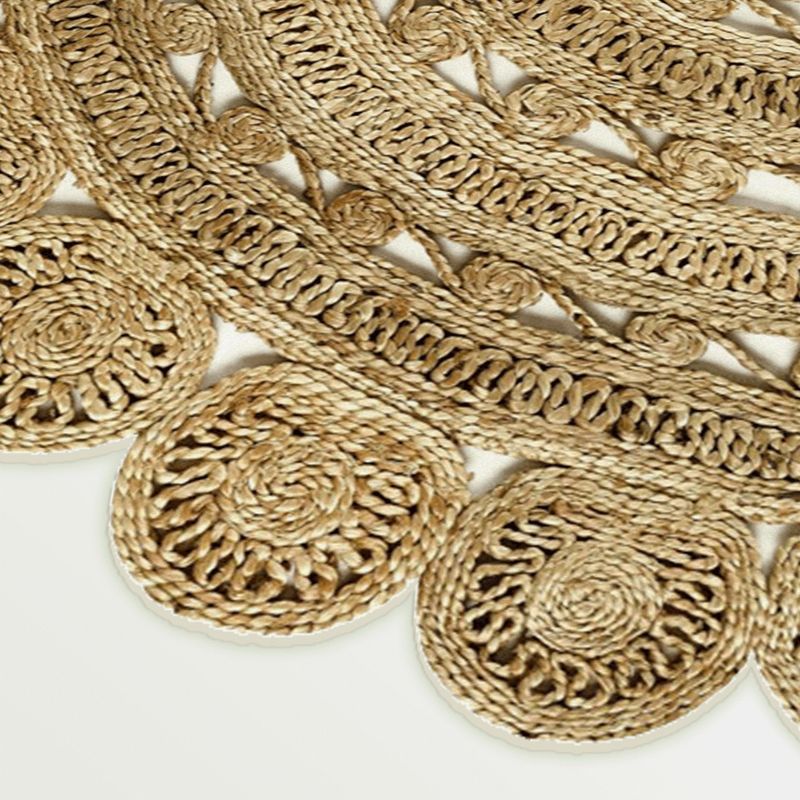 Casa si Gradina - Textile si covoare - Covoare - Covorase intrare - Covoras de intrare, Conceptum Hypnose, crem, 100x100 cm, 100% poliester, antiderapant, 905ANR1854 - Infinity.ro