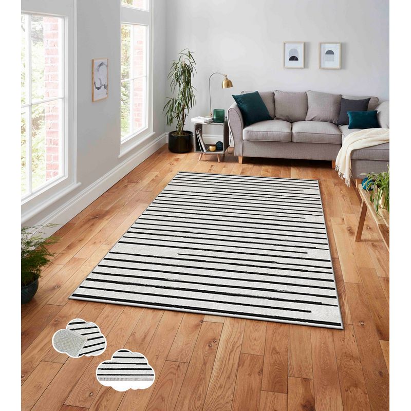 Casa si Gradina - Textile si covoare - Covoare - Covoare casa - Covor, Conceptum Hypnose, multicolor, 80x140 cm, 100% poliester, antiderapant, 288NGR1881 - Infinity.ro