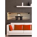 Casa si Gradina - Decoratiuni - Ceasuri - Ceas de perete decorativ, Wallxpert, panza de caprioara, multicolor, 30x90 cm, 228CLA1671 - Infinity.ro