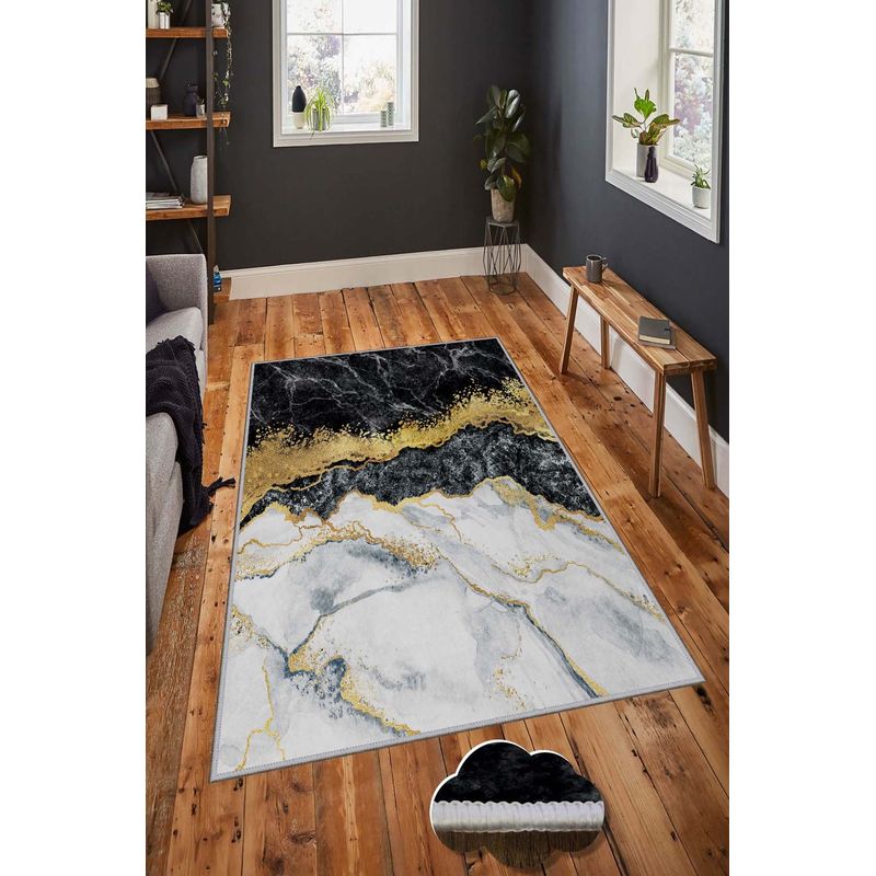 Casa si Gradina - Textile si covoare - Covoare - Covorase intrare - Covoras de intrare, Conceptum Hypnose, multicolor, 80x150 cm, 100% poliester, antiderapant, 474HFT3310 - Infinity.ro