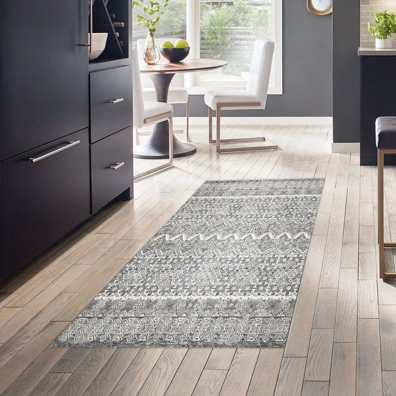 Casa si Gradina - Textile si covoare - Covoare - Covoare casa - Covor, Conceptum Hypnose, gri, 160x230 cm, 100% poliester, antiderapant, lavabil la masina, 955ANR3639 - Infinity.ro