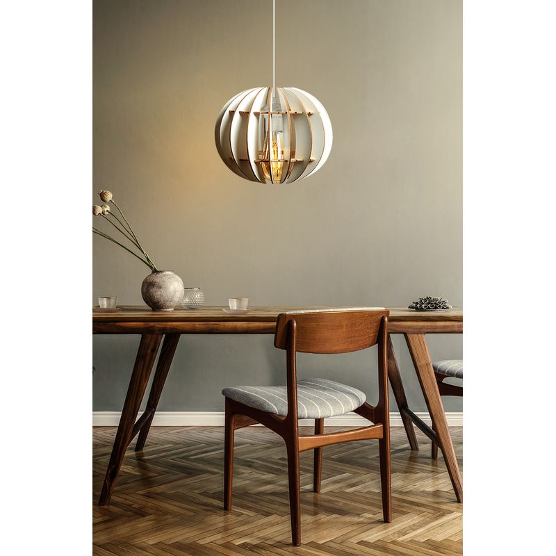 Casa si Gradina - Corpuri si surse de iluminat - Lustre si pendule - Candelabru, Opviq, mdf, alb, 20x20x60 cm, 390FLH1547 - Infinity.ro