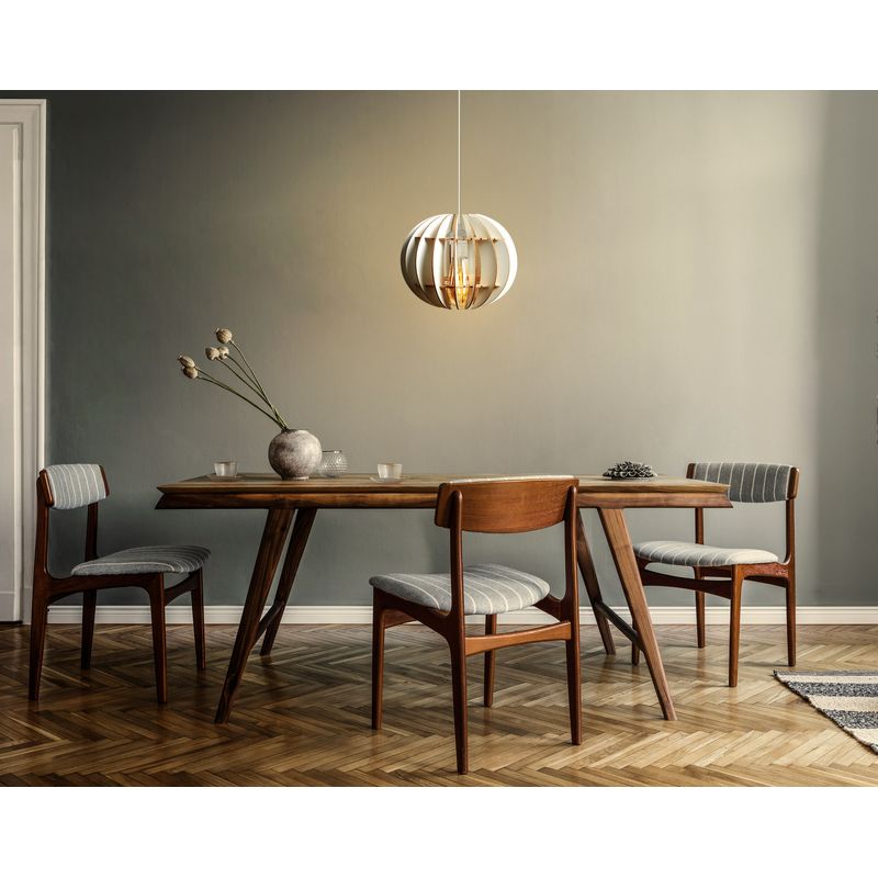 Casa si Gradina - Corpuri si surse de iluminat - Lustre si pendule - Candelabru, Opviq, mdf, alb, 20x20x60 cm, 390FLH1547 - Infinity.ro