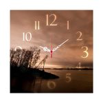 Casa si Gradina - Decoratiuni - Ceasuri - Ceas decorativ, Wallxpert, mdf, multicolor, 40x40 cm, 238HMA3188 - Infinity.ro