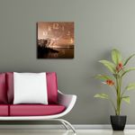 Casa si Gradina - Decoratiuni - Ceasuri - Ceas decorativ, Wallxpert, mdf, multicolor, 40x40 cm, 238HMA3188 - Infinity.ro