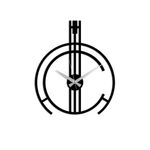 Casa si Gradina - Decoratiuni - Ceasuri - Ceas de perete decorativ, Wallxpert, metal, negru, 49x38 cm, 891TNL2453 - Infinity.ro