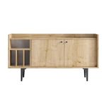 Casa si Gradina - Mobilier - Comode si corpuri - Console - Consola, Hanah Home, pal melaminat, stejar safir, 150x40x80 cm, 393MRD1243 - Infinity.ro