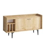 Casa si Gradina - Mobilier - Comode si corpuri - Console - Consola, Hanah Home, pal melaminat, stejar safir, 150x40x80 cm, 393MRD1243 - Infinity.ro