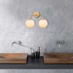 Casa si Gradina - Corpuri si surse de iluminat - Plafoniere, aplice si spoturi - Aplica, Opviq, metal, auriu, 37x21x27 cm, 942FLG2174 - Infinity.ro