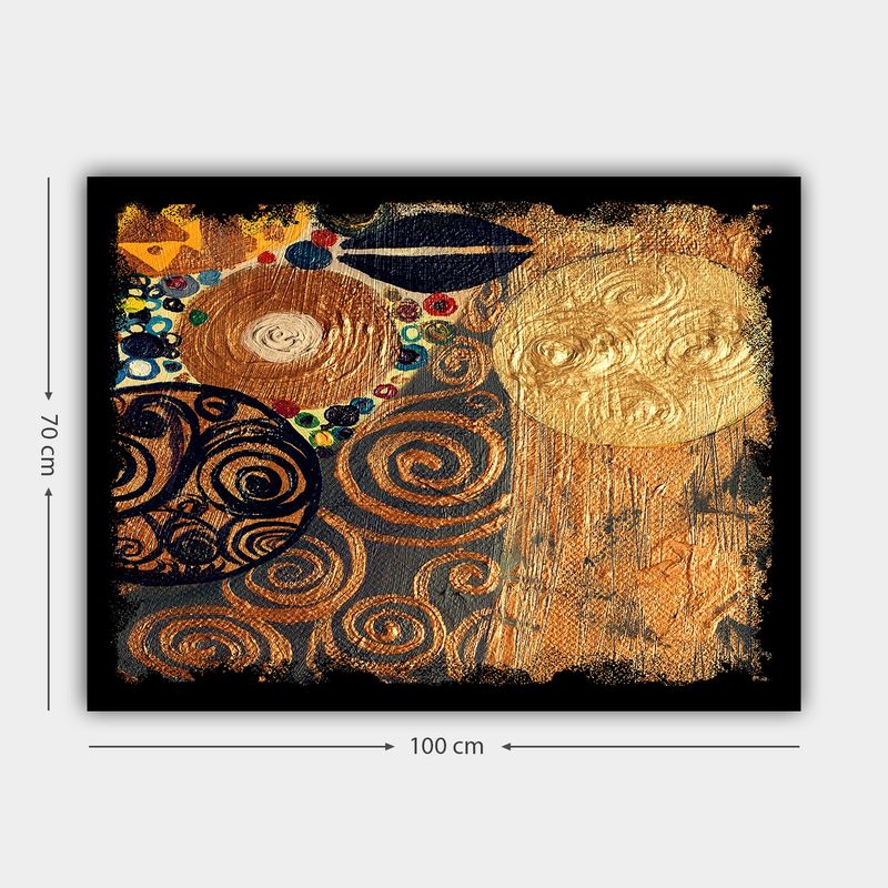 Casa si Gradina - Decoratiuni - Tablouri - Tablou decorativ, Wallxpert, panza, multicolor, 70x100 cm, rama lemn, 441HPE2080 - Infinity.ro