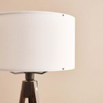 Casa si Gradina - Corpuri si surse de iluminat - Veioze si lampi - Lampadare - Lampadar, Opviq, lemn, alb maro, 140 cm, 780SGN3498 - Infinity.ro