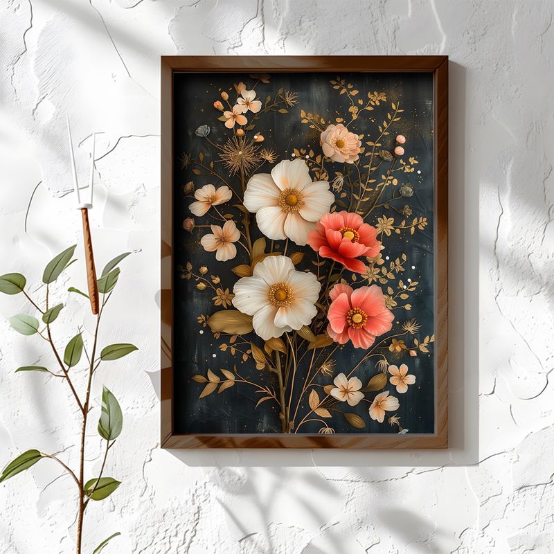 Casa si Gradina - Decoratiuni - Tablouri - Tablou decorativ cu rama, Wallxpert, mdf, multicolor, 35x47x3.5 cm, 856EVL1459 - Infinity.ro