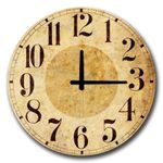 Casa si Gradina - Decoratiuni - Ceasuri - Ceas decorativ de perete, Wallxpert, mdf, multicolor, 50 cm, 238HMA6265 - Infinity.ro