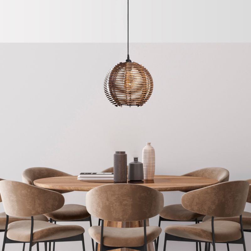 Casa si Gradina - Corpuri si surse de iluminat - Lustre si pendule - Candelabru, Opviq, lemn, antichizat, 30x30x60 cm, 390FLH2190 - Infinity.ro