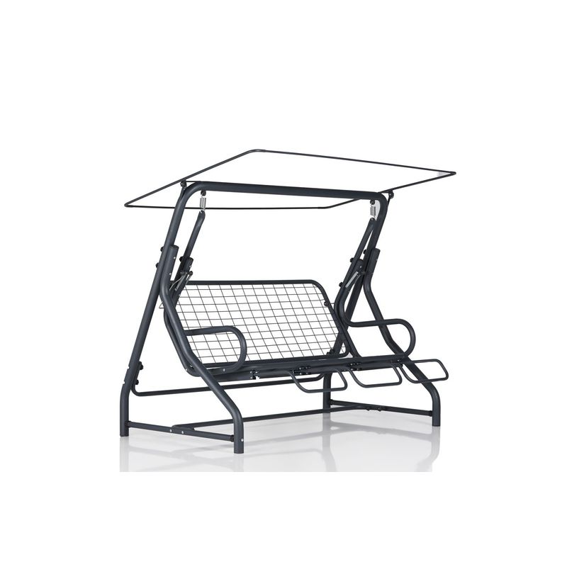 Casa si Gradina - Gradina si terasa - Balansoare si hamace - Balansoare - Balansoar de gradina, Hanah Home, metal, multicolor, 200x165x110 cm, 561CLR1737 - Infinity.ro