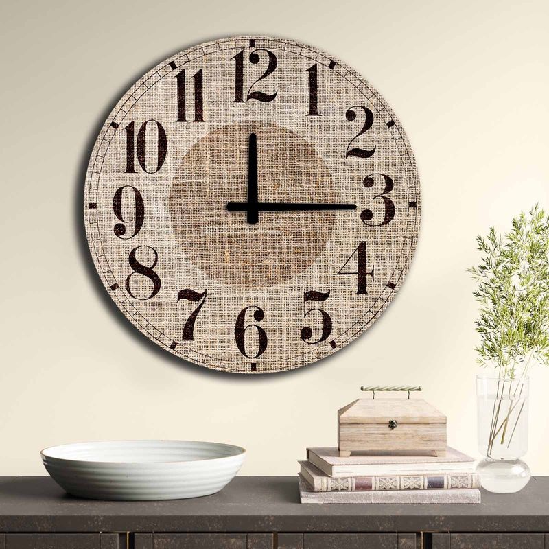 Casa si Gradina - Decoratiuni - Ceasuri - Ceas decorativ, Wallxpert, mdf, multicolor, 50 cm, 238HMA6267 - Infinity.ro