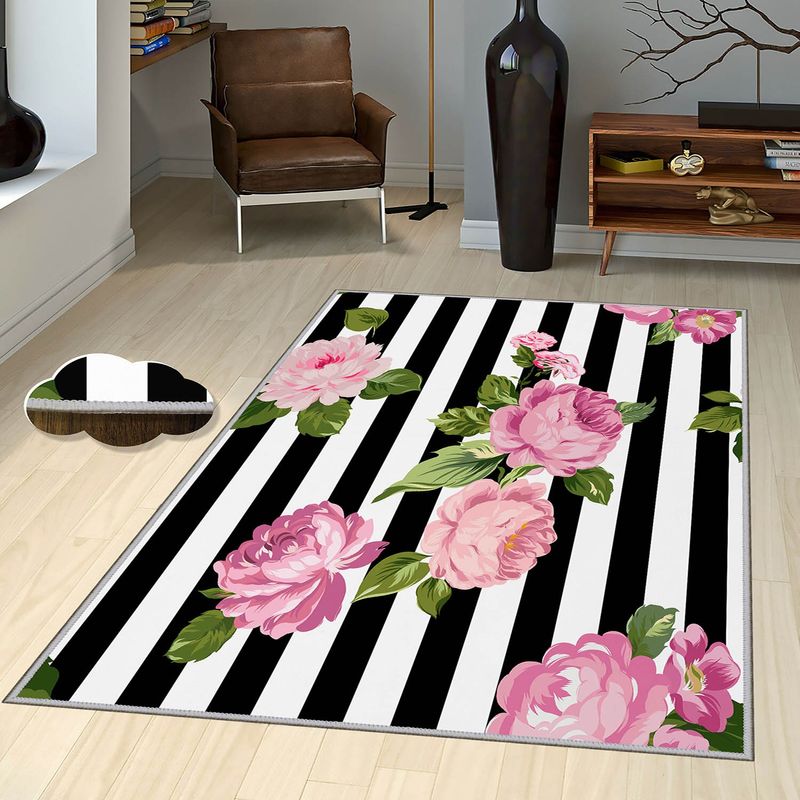 Casa si Gradina - Textile si covoare - Covoare - Covoare casa - Covor, Conceptum Hypnose, multicolor, 80x120 cm, 100% poliester, antiderapant, 368HFT3878 - Infinity.ro