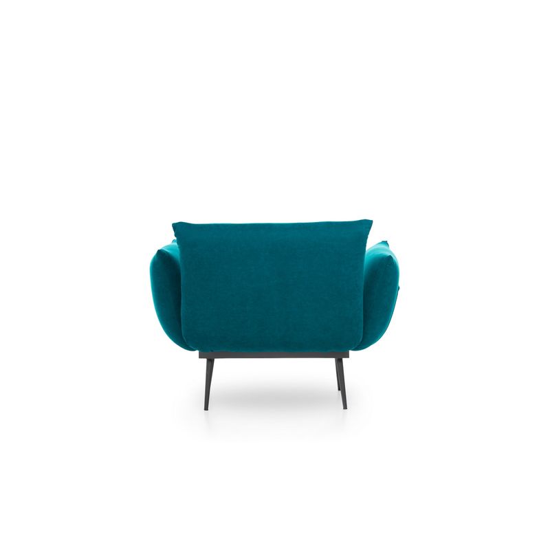 Casa si Gradina - Mobilier - Scaune si fotolii - Fotolii - Fotoliu, Hanah Home, metal, stofa tip in, verde petrol, 90x95x80 cm - Infinity.ro
