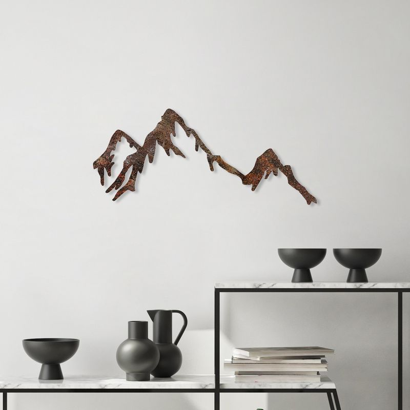 Casa si Gradina - Decoratiuni - Decoratiuni perete - Accesoriu decorativ de perete, Wallxpert, metal, antichizat, 45x70 cm - Infinity.ro